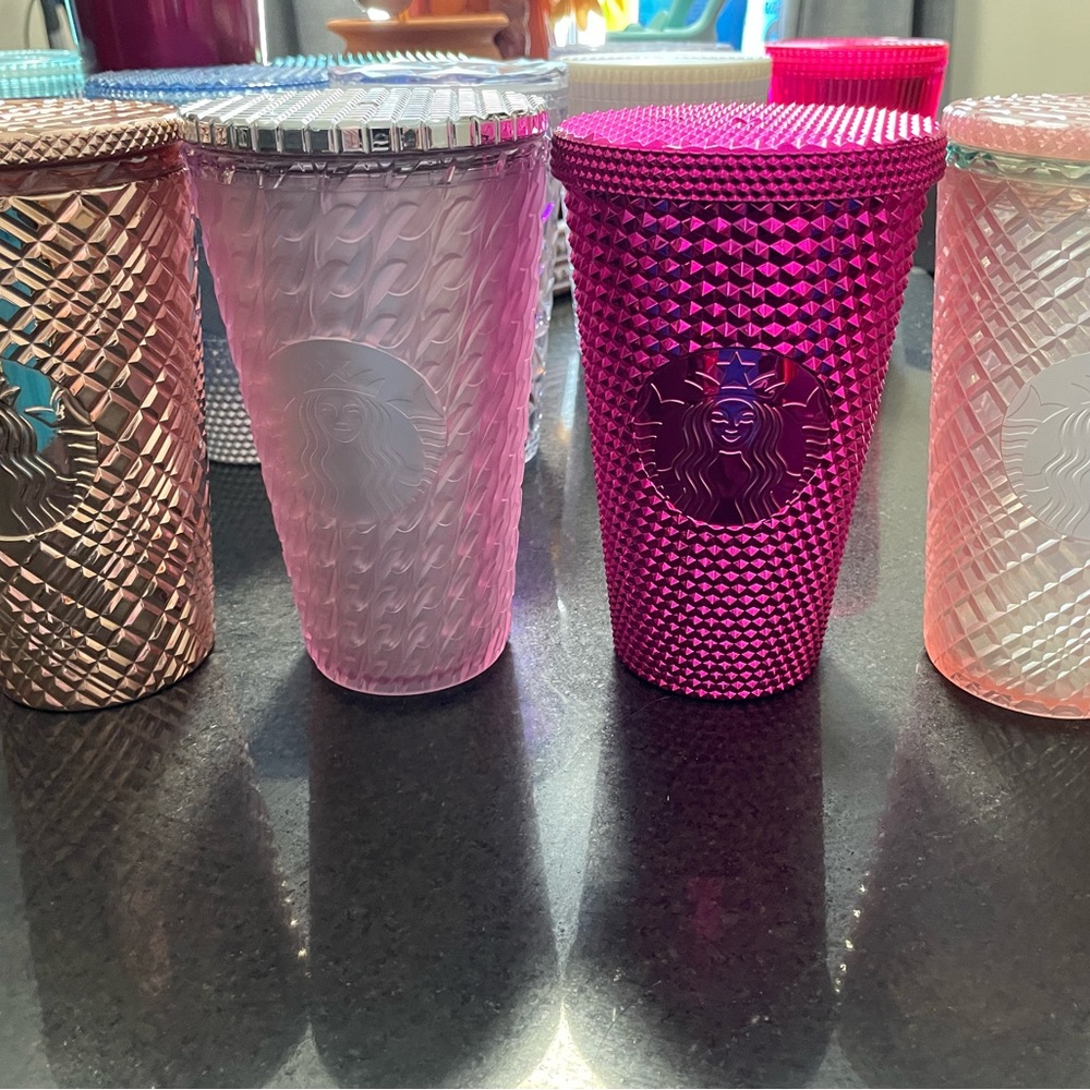 Starbucks Pink And Metallic Tumblers Collection